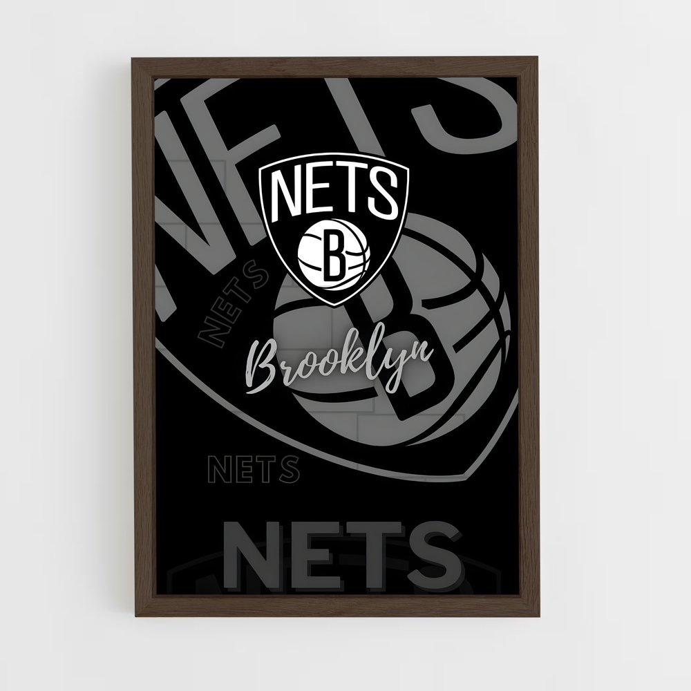 Poster Brooklyn nets – affiche Basketball (vue 5)